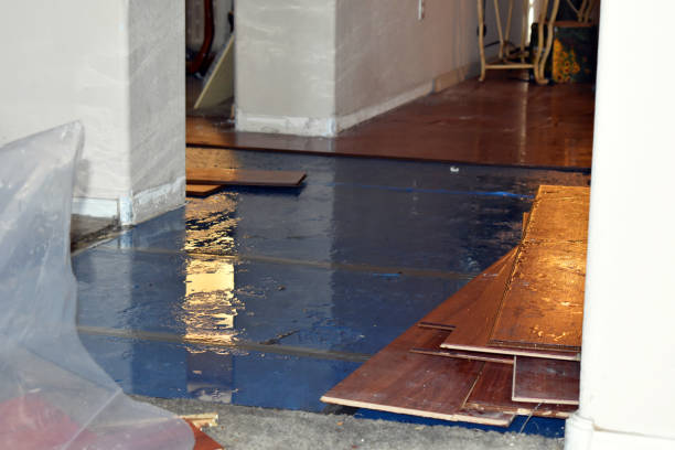 Professional Water Damage Restoration technician working in Redmond, OR